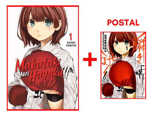 Panini Arg - Mabataki Yori Hayaku #01 + Postal De Regalo 0