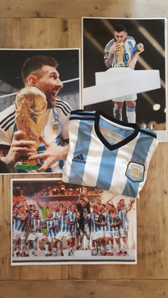 Poster Lámina Selección Argentina Campeón Mundial Laser Rock 1