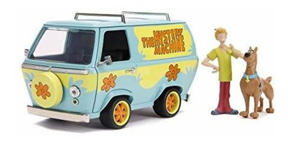 Scooby-doo 1:24 Mystery Machine Coche Fundido A Presión Con 0 Scooby-doo 1:24 Mystery Machine Coche Fundido A Presión Con 0