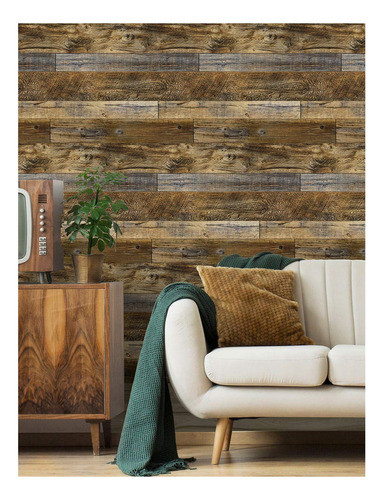 Haokhome 92048-2 Papel Tapiz De Tablones De Madera Para Desp 1