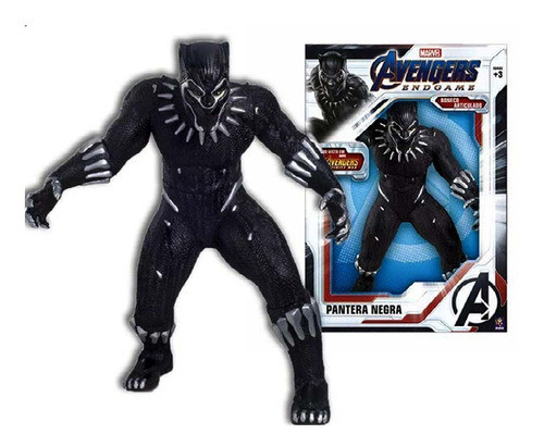 Muñeco Figura Articulada Pantera Negra Ditoys 50cm Avengers 0
