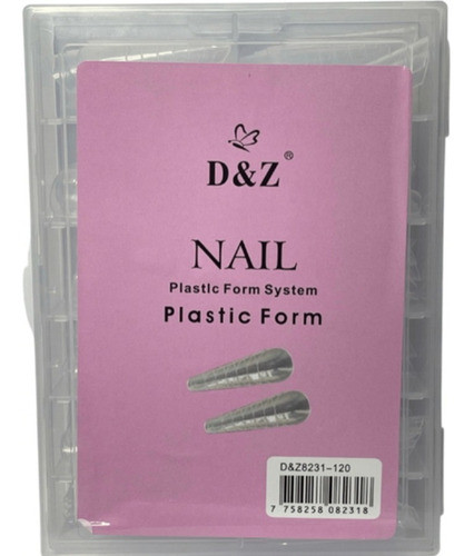 Molde F1 Bailarina Unhas De Gel, D&z Dz  Nails, 120 Unidades 0
