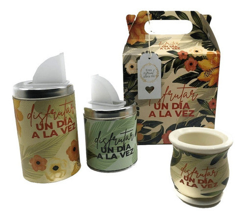Set Mate Yerbera Y Azucarera Diferentes Diseños Ideal Regalo 0