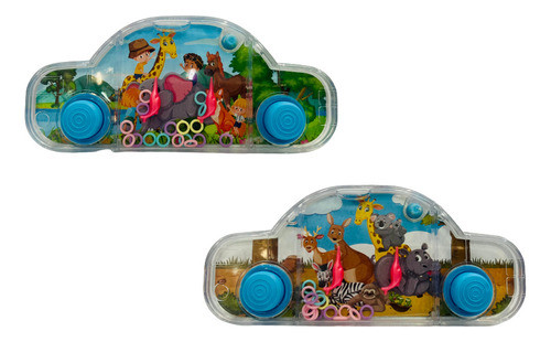 Juego De Agua Animales De La Selva Forma Auto Ideal Souvenir 0