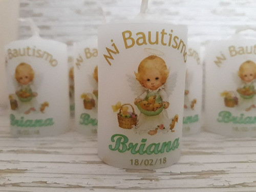 10 Velas, Souvenirs Bautismo,recuerdo,  Leer Descripción !!! 0