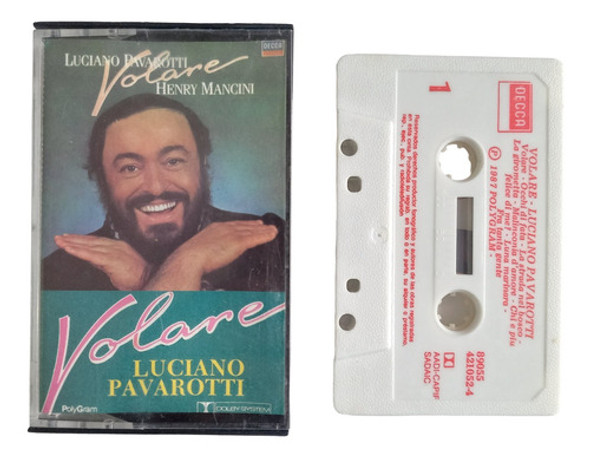 Cassette Original Luciano Pavarottl Volare 1987 Olivos - Zwt 0