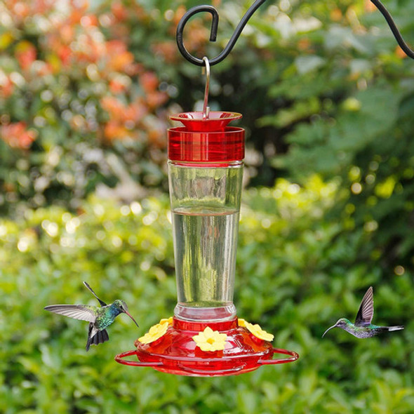 Bebedero De Colibri Botella De Vidrio 5 Puertos Alimentacion 0