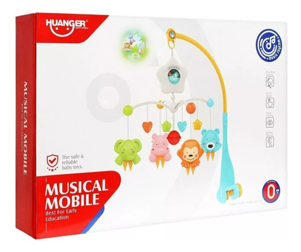 Movil Musical Para Cuna Animalitos 1814983 Huanger 0