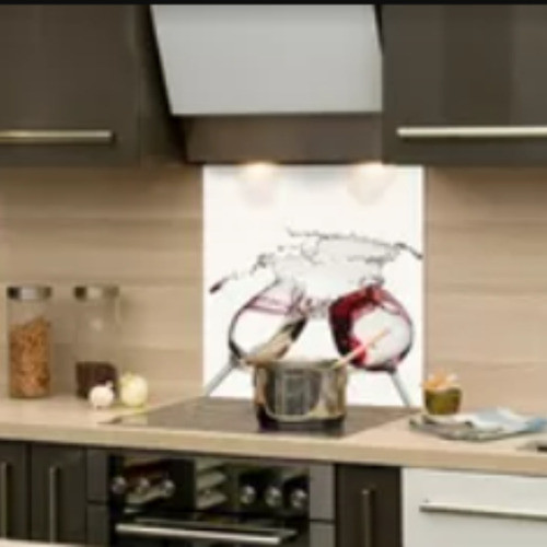 Vidrio Decorativo P/cocina 60 X 65 Cm Kitchen 6024 1