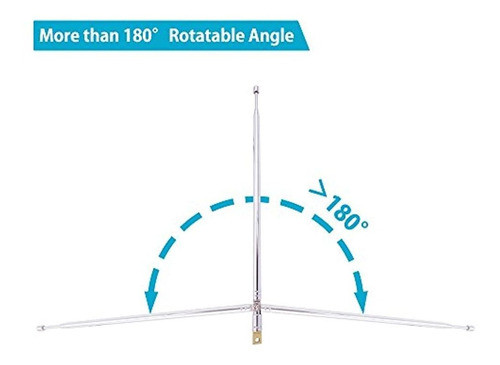 Fancasee 2 Pack Am Antena De Radio Fm De Acero Inoxidable 4 1