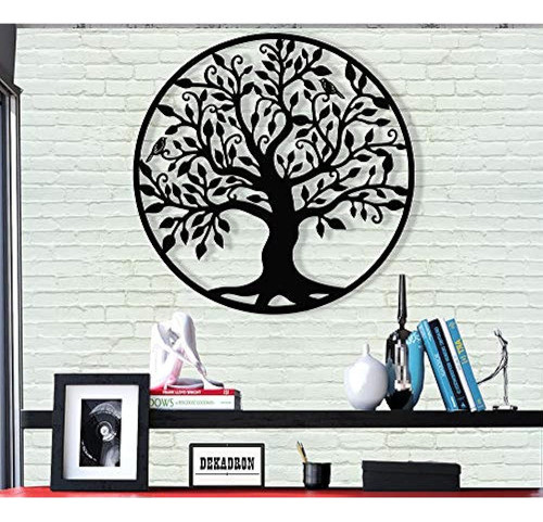 Arte De Pared De Metal - Árbol De La Vida - Árbol Genealógic 0