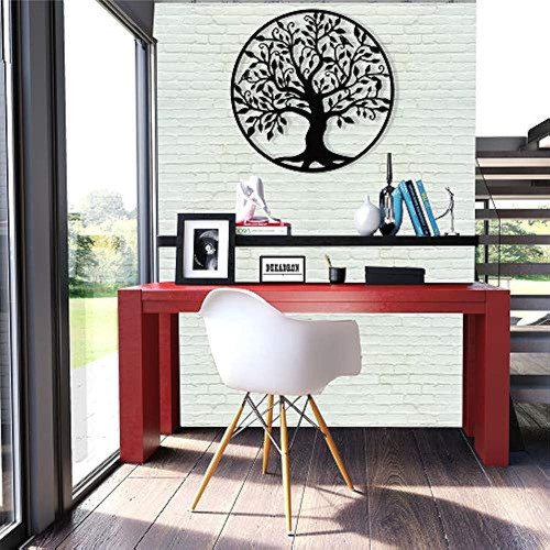 Arte De Pared De Metal - Árbol De La Vida - Árbol Genealógic 1