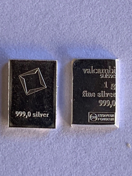 Robmar-lote De 3 Tarjeta 1 G. Plata Pura 999-valcambi-suiza 1