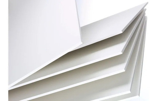 01 Placa Pvc Expandido 3mm 60x60cm - Aeromodelismo,maquetes 0