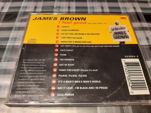 James Brown - I Feel Good - Very Best  - Cd Original 1