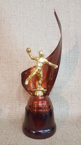 Trofeo Metálico Envolvente Dodgeball 32cm 1