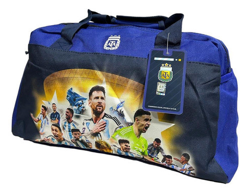 Bolso Argentina Tres Estrellas Campeon Del Mundo 1