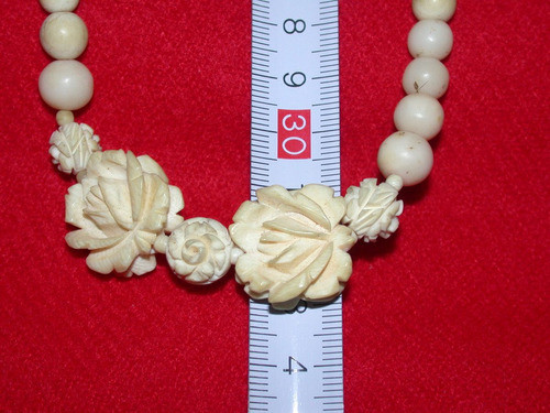 Gargantilla De Piedras  Marfil  Art Deco 1
