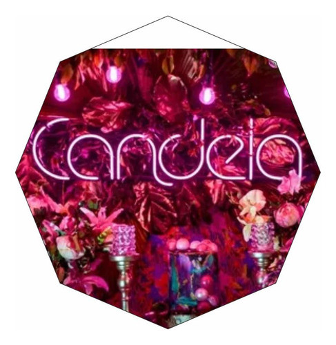 Cartel Neon Led Candela 25 Cm Altura 0
