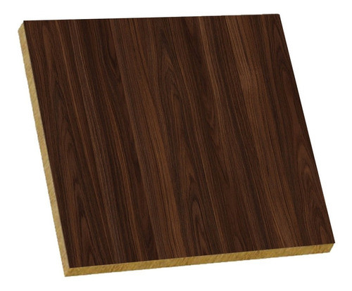 Mdf Melaminico  Wengue Placa Med.  2.75*1.85 Mts 18 Mm 0