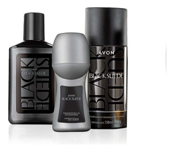 Set X 3 Black Suede Avon. 0