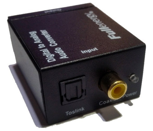 Conversor De Audio Digital A Analógico  Fibra A Rca Spl-0010 1