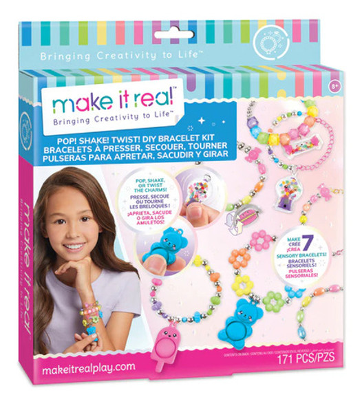 Set Para Crear Pulseras Para Apretar,sacudir Y Girar Make It 0