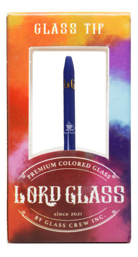 Piteira De Vidro Lord Glass Colors Dark Blue 0