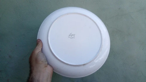Antigua Fuente Bandeja Porcelana Hartford 30,7 X 3,6 Prof. 1