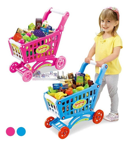 Carrito De Compra Infantil (con Accesorios) 1