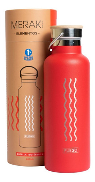 Botella Termina De Acero Inoxidable Meraki Fuego - 600 Ml 0 Botella Termina De Acero Inoxidable Meraki Fuego - 600 Ml 0