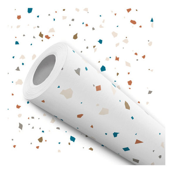 Papel De Parede Adesivo Terrazzo Granilite Sala Quarto 12m 0