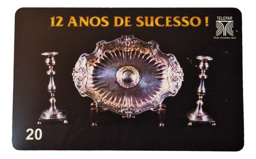 Ct94= Cartao Telepar Celsius Tr 9,000 = Desc,5,00 Ver Abaixo 0