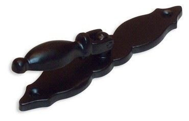 Tirador Drop Con Espejo Hierro Colonial  Ab Brass   Ci37 0