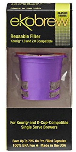 Filtro Reutilizable Clasico Ekobrew, Compatible Con Keurig 1