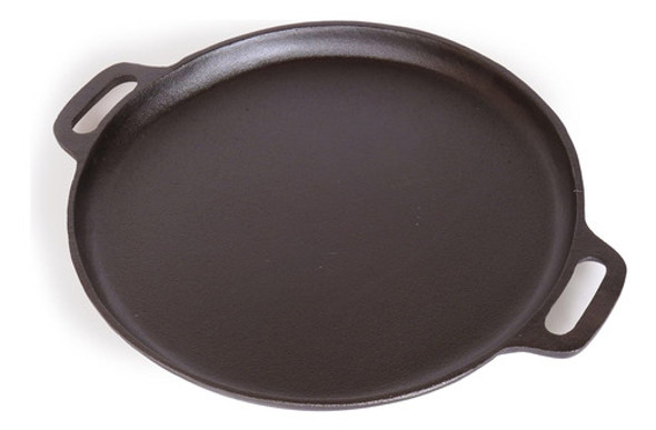 Sarten Asadera  Pizza Hierro Fundido Precocido 14 Pulgadas 0