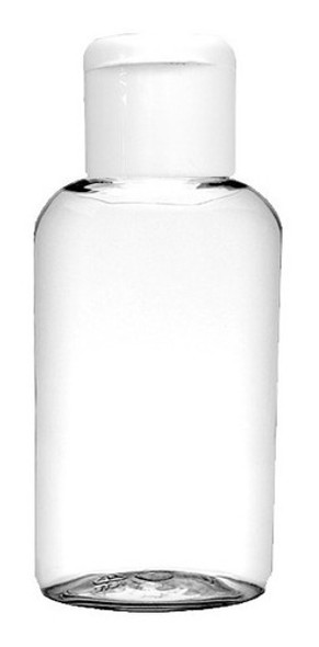 10 Frascos Plástico Pet 30 Ml Oval Flip Top Branca. 0