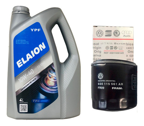 Combo Filtro Aceite + Aceite 10w40 Volkswagen Gol Trend 2015 0