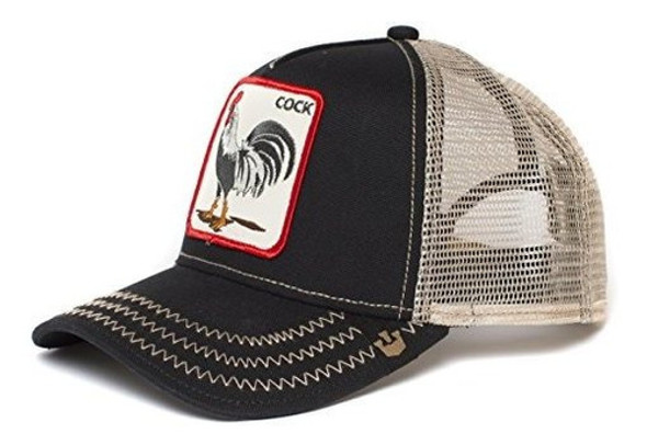 Gorro Gorros Gallo Americano Multicolor Ajustable Negro 0