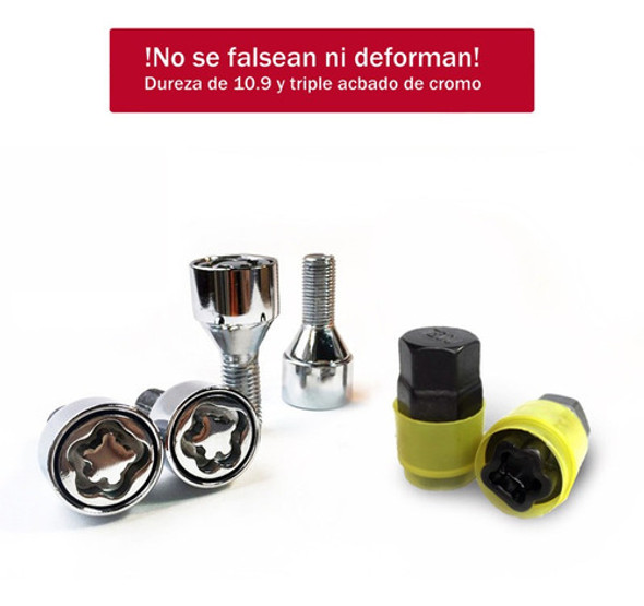 Tuerca Antirrobo Cabeza Giratoria Fiat Argo Mobi Cronos 500 1