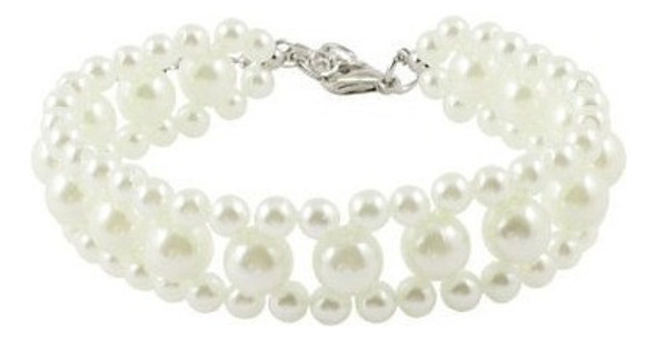 Perro Pequeño Perlas De Imitación Del Animal Doméstico Colla 1