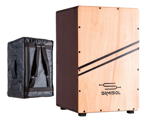 Cajon Peruano Profesional Simisol - Percusion Grave + Funda 0