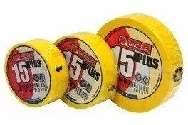 Cinta Aisladora Pvc 15plus X 10mts Amarillo Tacsa - Stg 0