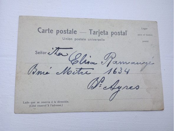 Tarjeta Postal Antigua Montevideo Playa Y Balneario Pocitos 1