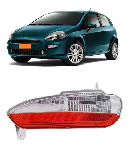 Sinaleira Luz De Re Parachoque Punto 2012 A 2018 Bicolor 0