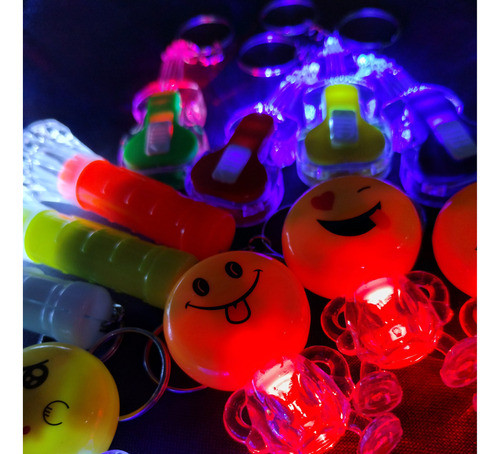 Llavero Luminoso Led Cotillon Souvenir Juguete Combo X 25 1