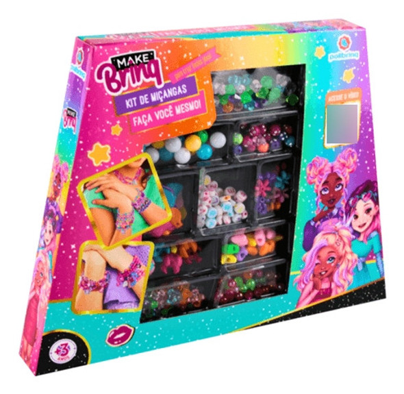 Kit Beleza Infantil - Miçangas Make Brinq - Polibrinq 0