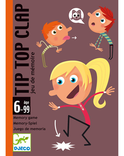 Juego De Cartas Infantil Tip Top Clap - Djeco - Adeleste 1