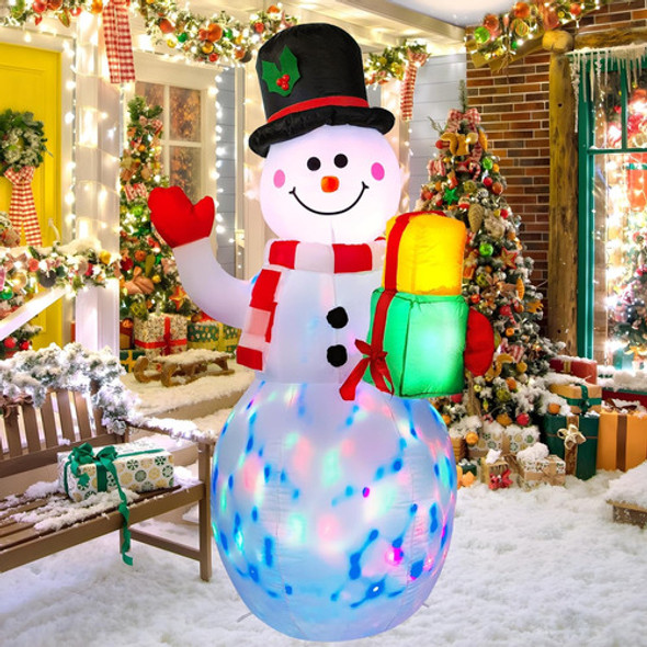 Decoração Ao Ar Livre De Boneco De Neve Inflável De Natal De 1