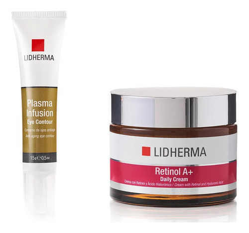 Kit Retinol A+ Daily Cream + Plasma Infusion Eye Lidherma 0
